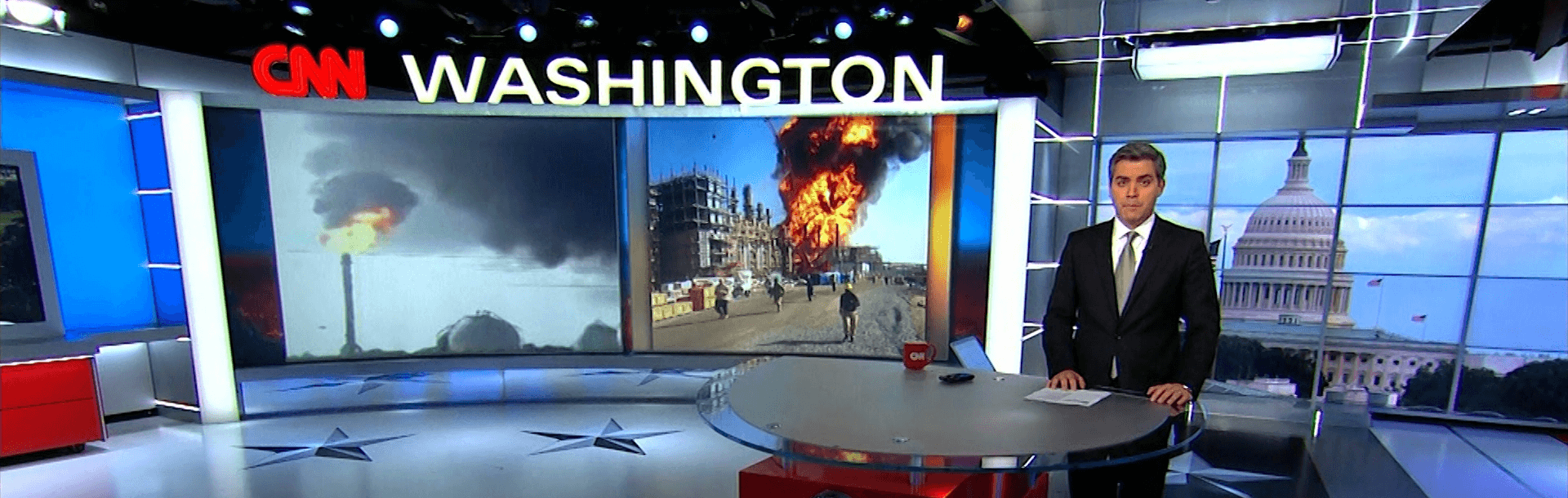CNN explosion footage